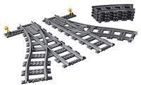 LEGO City train switches - expansion set 60238 railway tracks-2