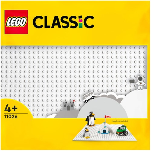LEGO Classic white baseplate 32x32 - 11026 building blocks board