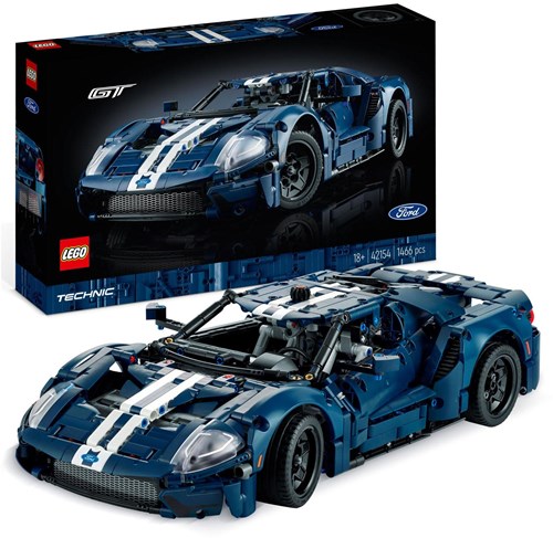 LEGO Technic Ford GT 2022 - Supercar Model Car Building Set 42154-2