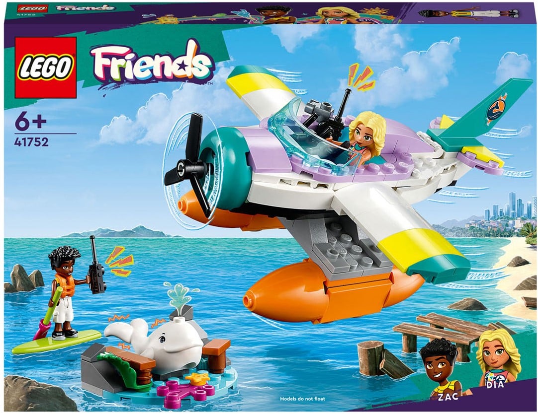 LEGO 41752 Friends Sea Rescue Plane Toy