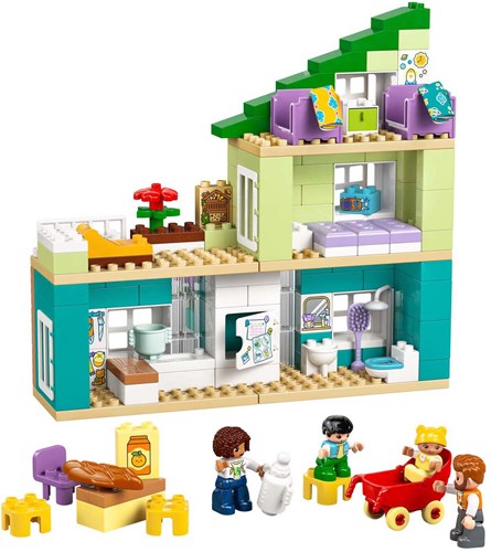 LEGO Duplo modern family house with figures - 3-in-1 playset-2