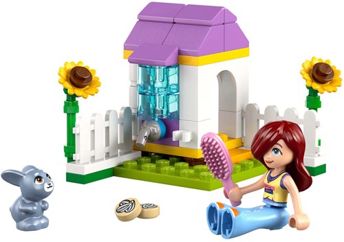 LEGO Friends garden playset with rabbit hutch - building toy-2
