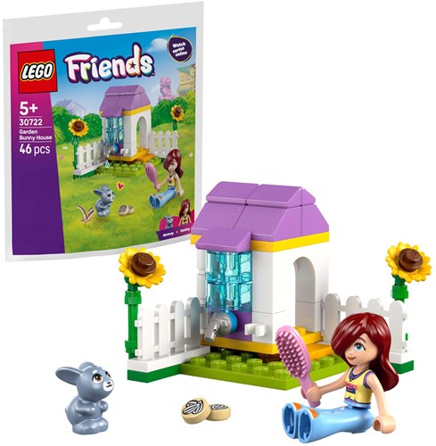 LEGO Friends garden playset with rabbit hutch - building toy-3