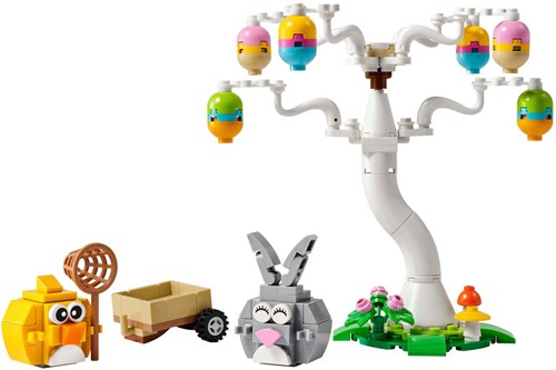 LEGO building set Easter Bunny and Egg Hunt - creative Easter toy-2