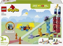 LEGO DUPLO Creative Ramps with Vehicles - 3-in-1 Race Track Set for Kids