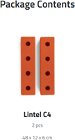 Birdito uitbreiding set Lintel set P146366-2