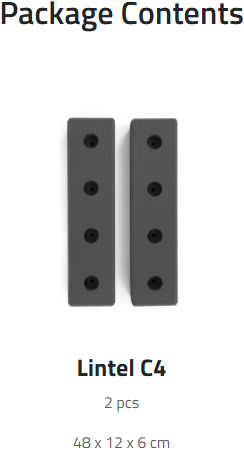Birdito uitbreiding set Lintel set P146367-2