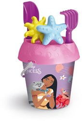 Adriatic beach toy bucket set princess with sand molds