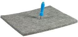 Collall pricking felt craft felt grey 20x15 cm - creative toy