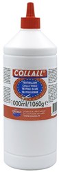 Collall textile glue - 1000 ml large bottle textile glue for fabric
