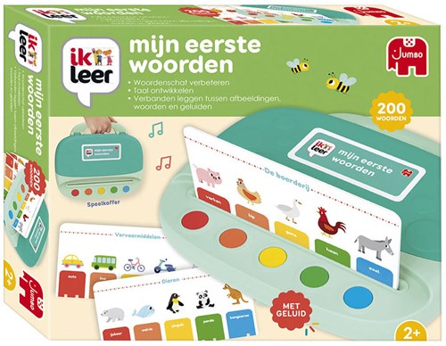 Jumbo educational toy I Learn My First Words from 2 years old