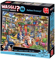 Jumbo puzzle 1000 pieces Wasgij Mystery 28 Cat and Mouse Game jigsaw-3