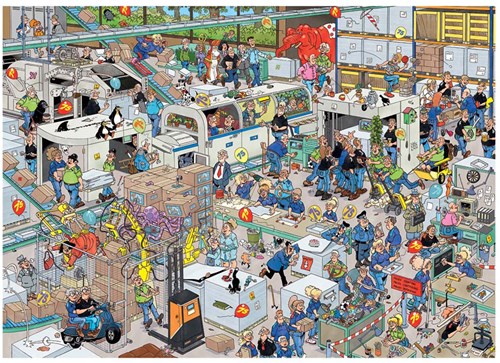 Jumbo puzzle Jan van Haasteren 1000 pieces - jigsaw puzzle-2