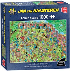 Jumbo puzzle Jan van Haasteren Grab Your Chance 1000 pieces cartoon