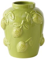 Boltze Home vase porcelain lime green modern waterproof 20.5cm decoration