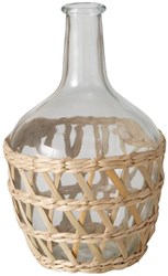 Boltze Home vase glass Torino H25.8cm boho country style decoration