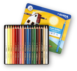 Lyra colored pencils Super Ferby 3k lacquered - 18 colors - tin