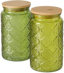 Boltze Home storage jar glass container 1000ml kitchen organizer