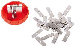 Lyra spare blades sharpener barrel - replacement blades for sharpener