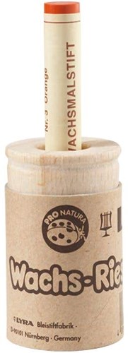 Lyra sharpener wax crayons wood brown - sharpener for wax crayons