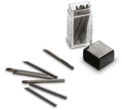 Lyra compass points and sandpaper for drawing and crafting