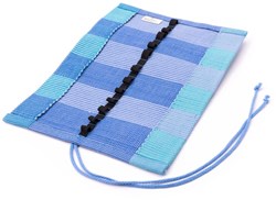 Lyra pencil case blue for markers and blocks - fabric pouch