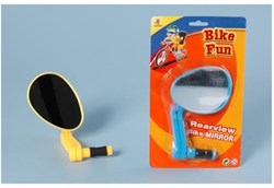 Johntoy bike mirror Bike Fun yellow for kids' bike safety