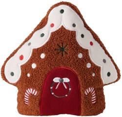 Boltze Home cushion gingerbread house 28cm decorative toy pillow