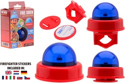 Johntoy bike fire siren deluxe - kids bicycle toy with sound