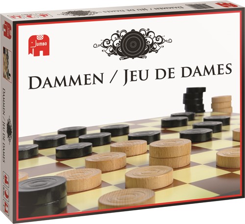 Jumbo Dammen International checkers Full size