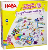 Haba !!! Spel - Eenhoorn Flonkerglans - Spellenverzameling (NL = F 2010879002 - DE 2010879001) (DE/E/F/NL/IT/ES)