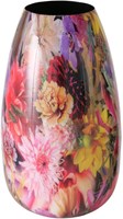 Boltze Home vase flower vase metal multicolor handmade 25cm decor