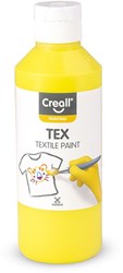 Creall textile paint yellow acrylic paint 500ml for kids and adults