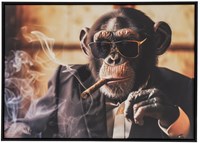 Boltze Home canvas painting monkey Chico 70x50cm kids room decor