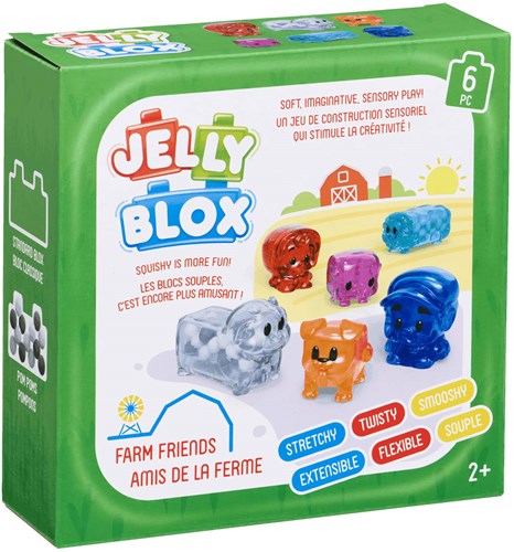 Goliath building blocks Jelly Blox Farm Friends soft sensory set-3