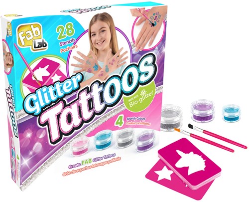 Goliath glitter tattoos craft set - temporary tattoos for kids-3