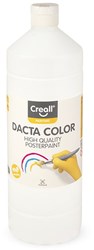 Creall poster paint white 1000ml - kids paint for painting