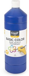 Creall poster paint dark blue 1 litre - school paint for kids