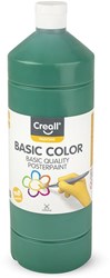 Creall poster paint dark green 1 litre eco-friendly painting