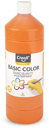 Creall poster paint orange 1 litre - school paint for kids