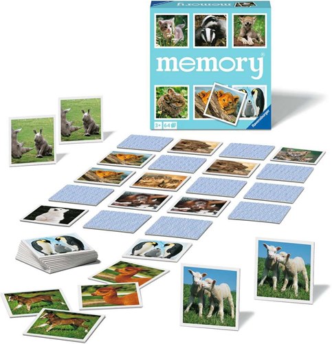 Ravensburger Memory Animal Babies Card Game Offer-3