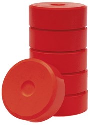 Waterverf blok rood