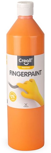 Creall finger paint orange preservative-free 750ml kids paint