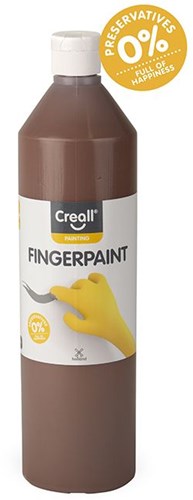 Creall finger paint brown preservative-free 750ml kids paint-2