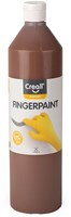 Creall finger paint brown preservative-free 750ml kids paint