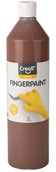 Creall finger paint brown preservative-free 750ml kids paint