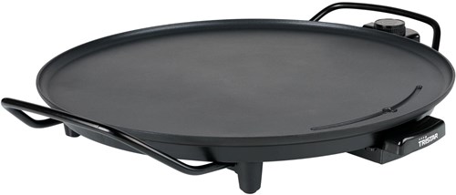 Round grill plate 40 cm electric table grill gourmet black