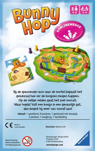 Ravensburger Bunny Hop pocket game travel game for kids-2