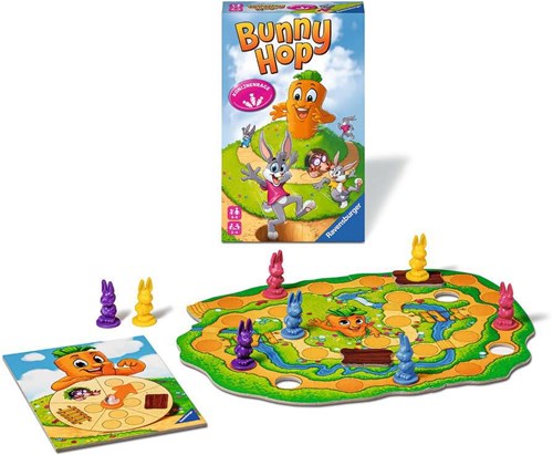 Ravensburger Bunny Hop pocket game travel game for kids-3