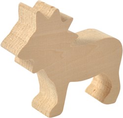 Eduplay wooden toy animals set - zoo animals 3 pieces